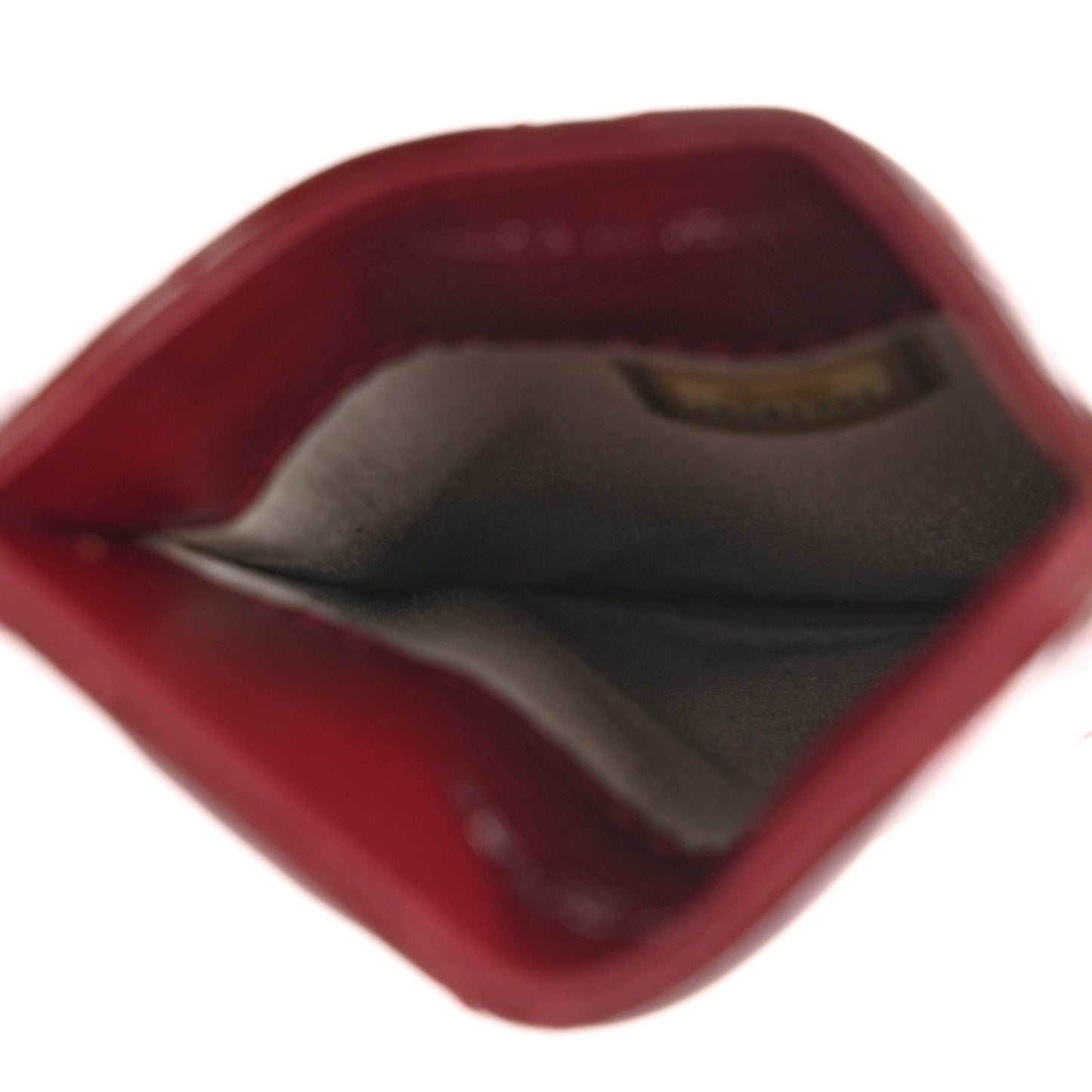 Patent Quilted Brilliant iPhone Case Burgundy
