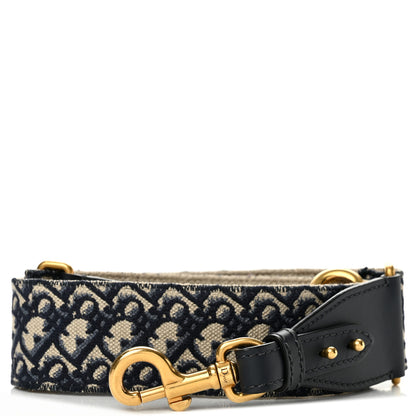 Christian Dior Oblique Shoulder Strap Blue 1 of 6
