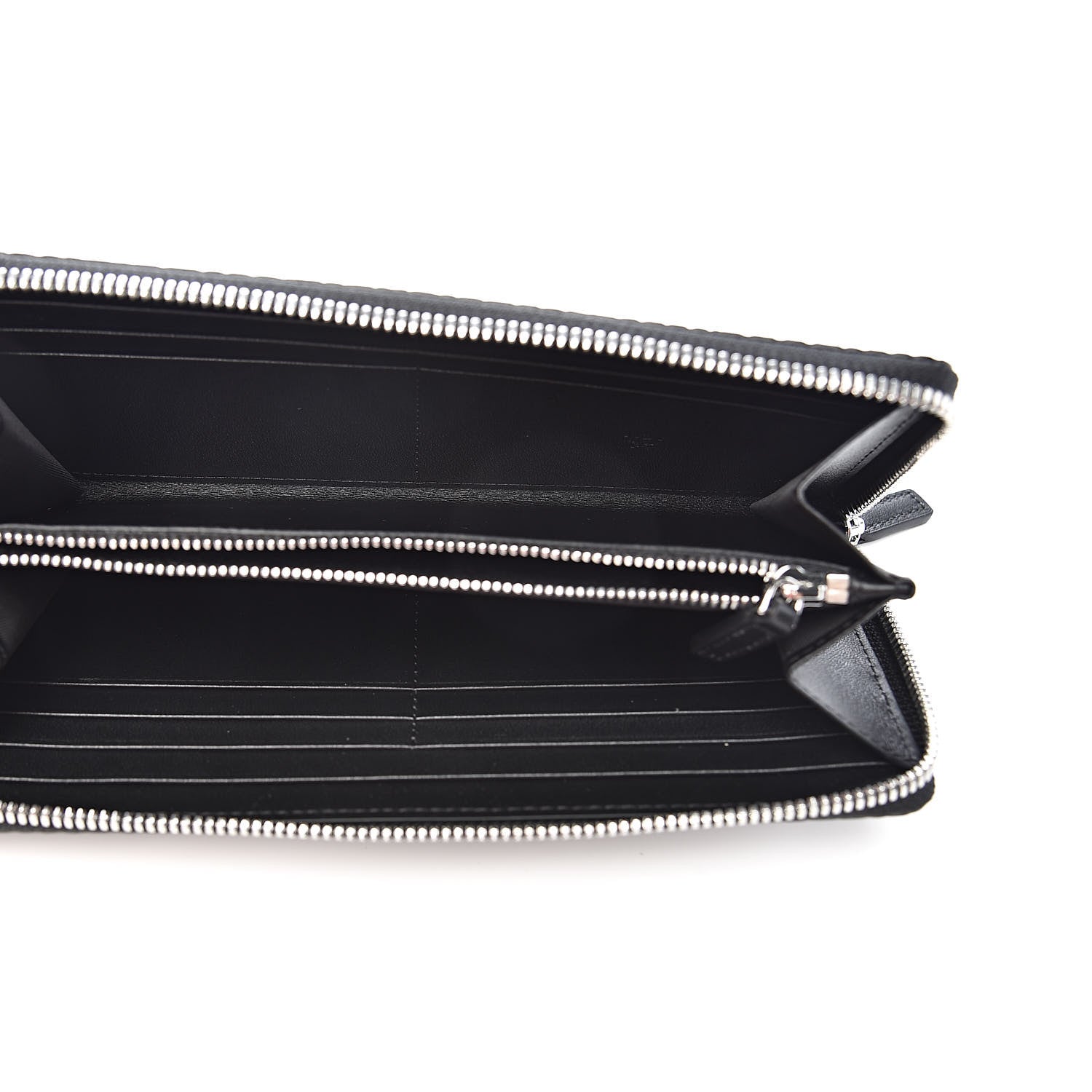 MCM Visetos Large Zip Around Wallet Black 5 of 9