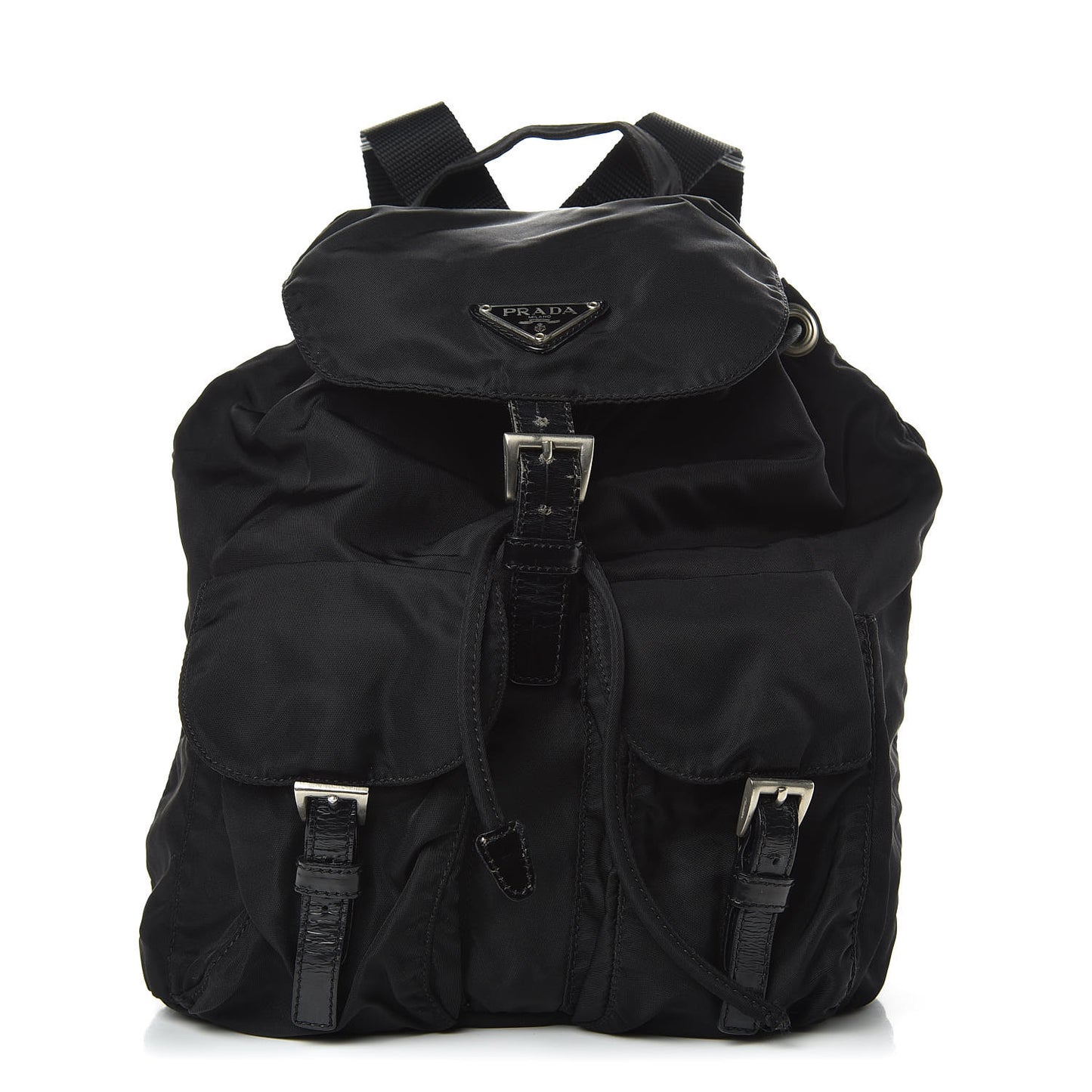 Tessuto Nylon Vela Small Backpack Black