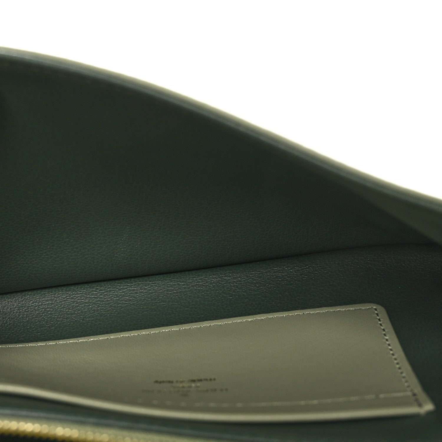 Louis Vuitton Lambskin Embossed Monogram Pochette Coussin Green 5 of 10