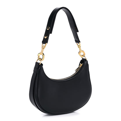 Celine Smooth Calfskin Medium Strap Ava Shoulder Bag Black 2 of 8