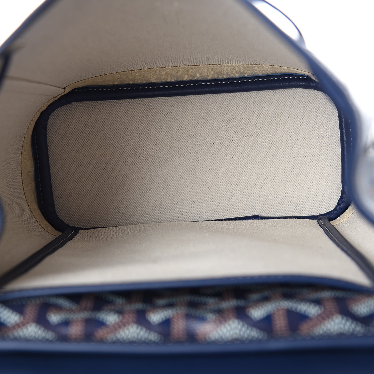 Goyard Goyardine Calfskin Mini Alpin Backpack Navy 5 of 9