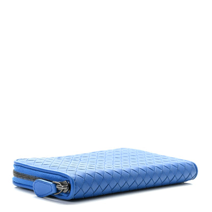 Bottega Veneta Nappa Intrecciato Zip Around Wallet Electrique 5 of 8