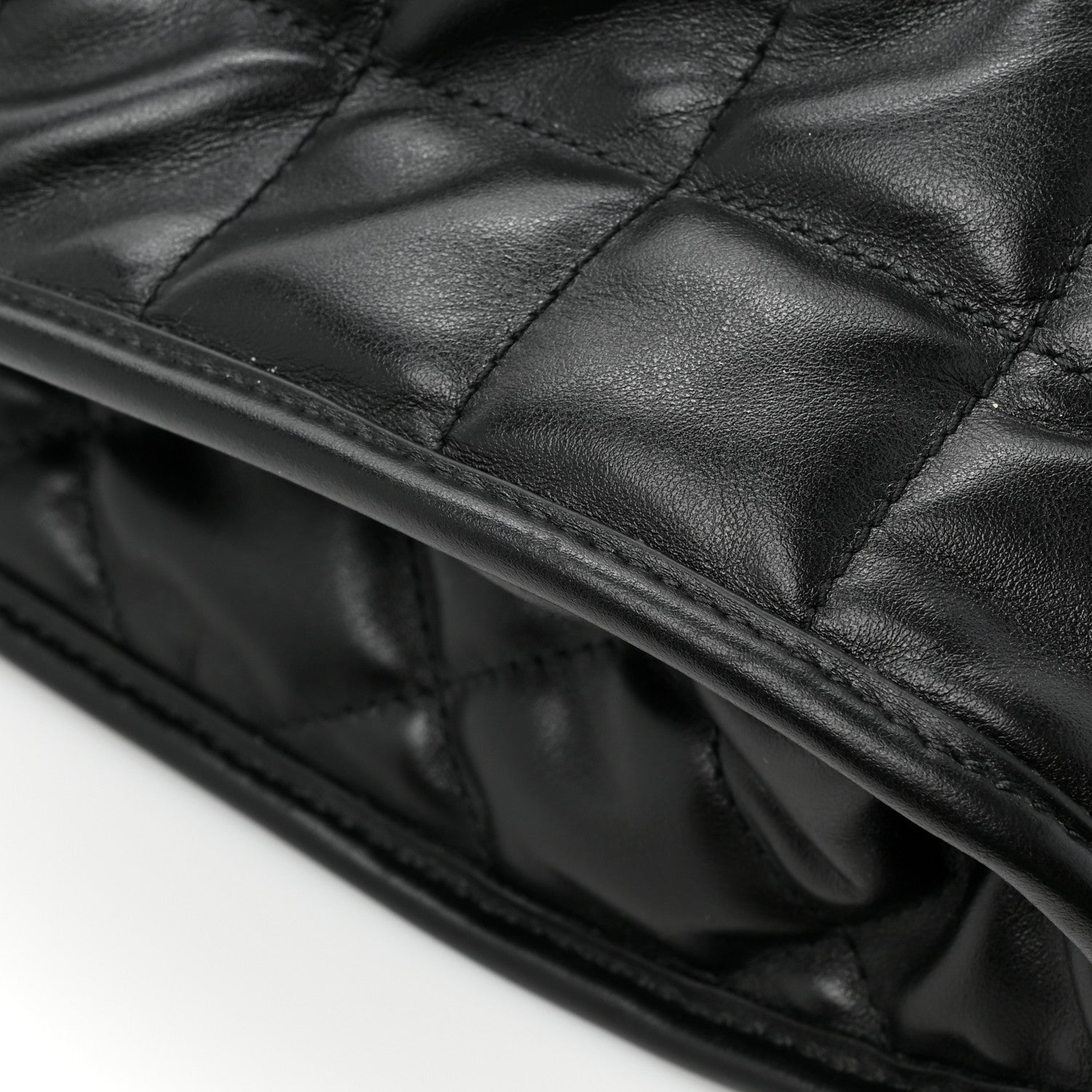 Gucci Calfskin Quilted Large Deco Tote Bag Black 12 of 12