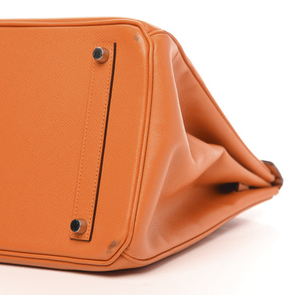 Hermes Epsom Birkin 35 Orange 37 of 41