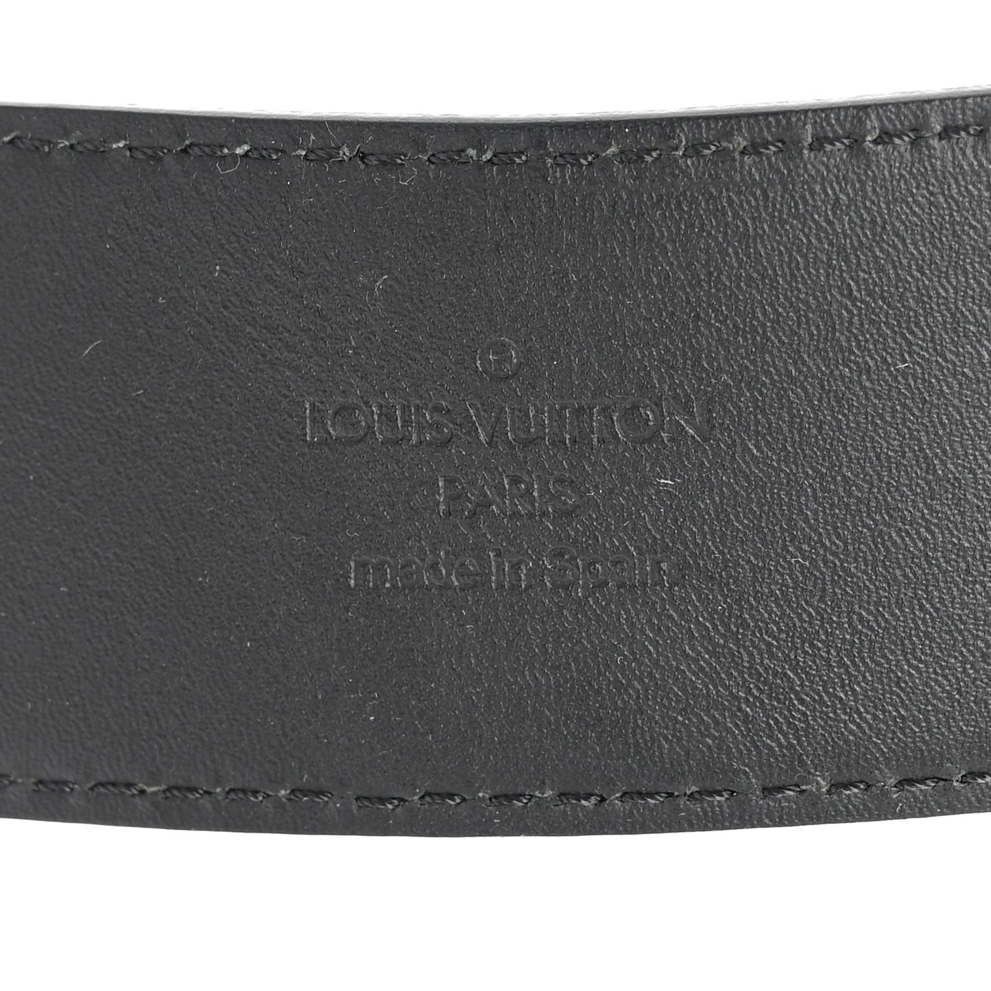 Damier Graphite 40mm LV Initiales Belt 95 38