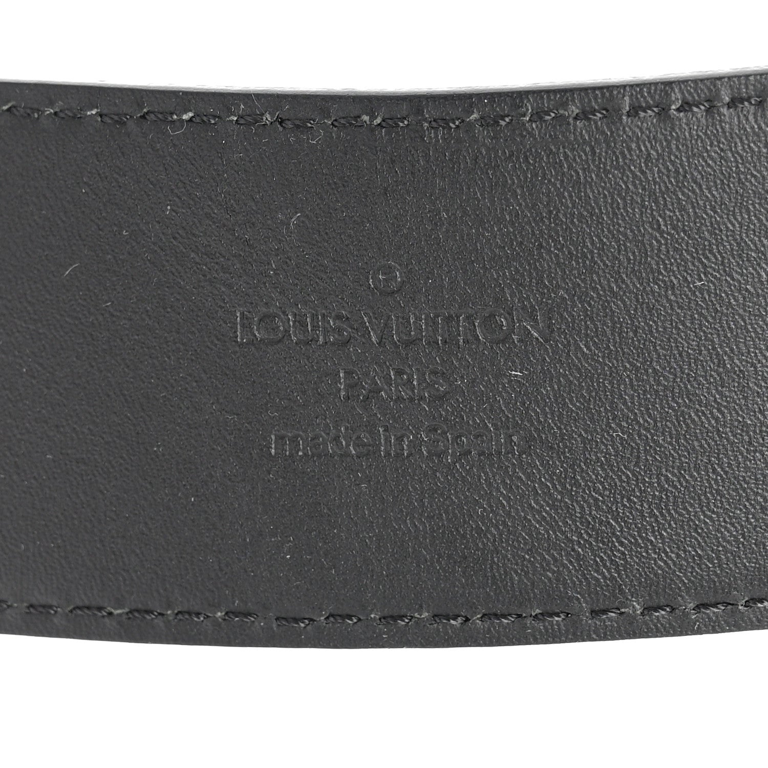 Louis Vuitton Damier Graphite 40mm LV Initiales Belt 95 38 3 of 6