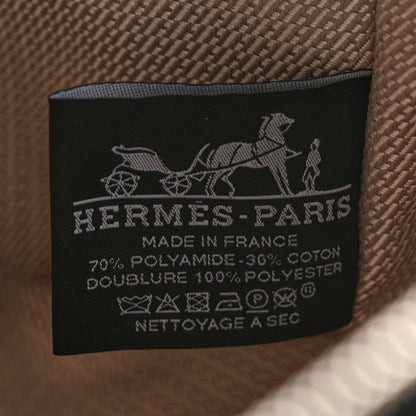 Hermes Canvas Small Bride-A-Brac Pouch Black Bleu Nuit 6 of 6