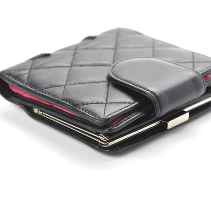 Chanel Calfskin Quilted Cambon Bi-Fold Wallet Black 7 of 11