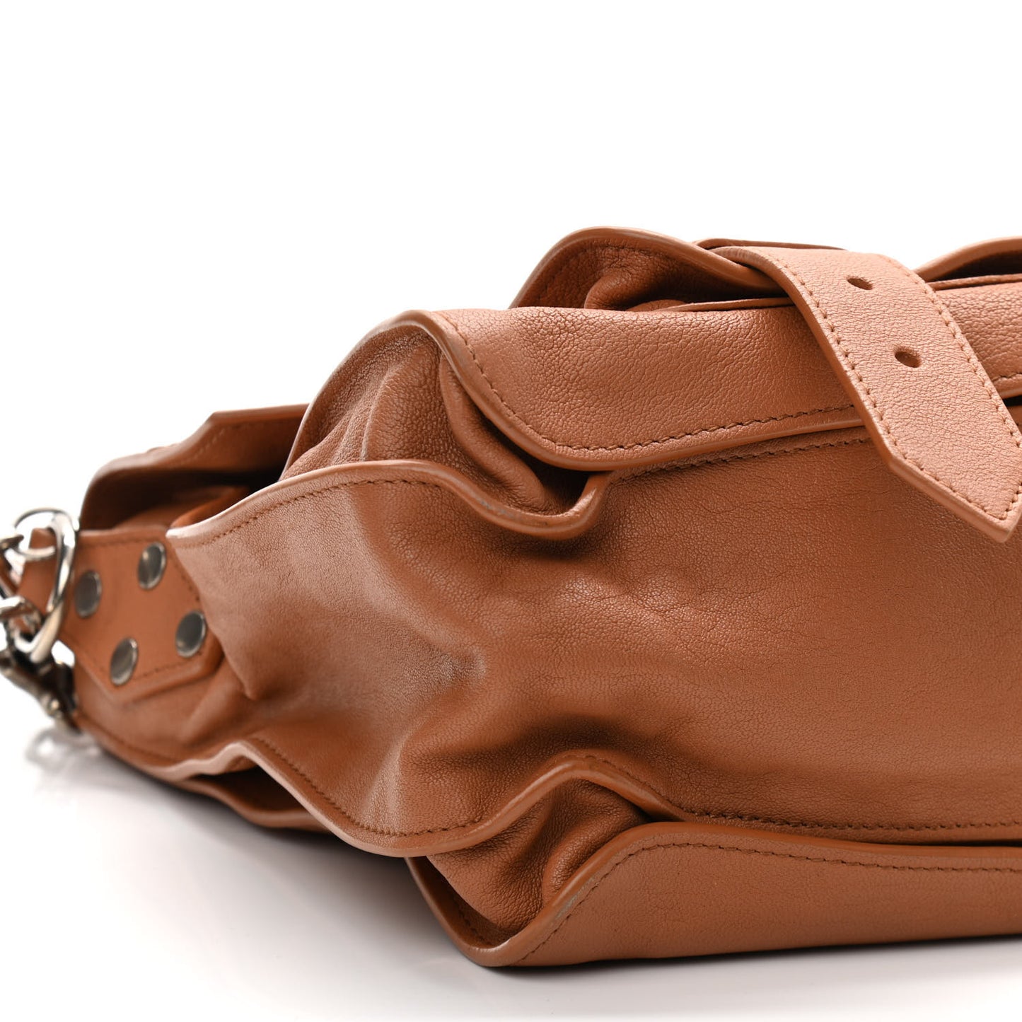 Lambskin Medium PS1 Satchel Saddle