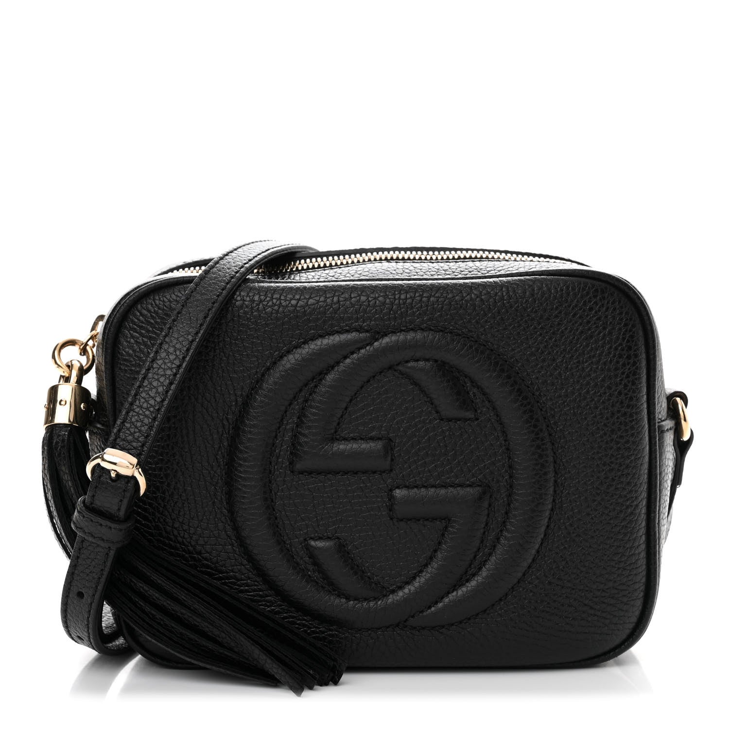 Gucci Pebbled Calfskin Small Soho Disco Bag Black 1 of 12