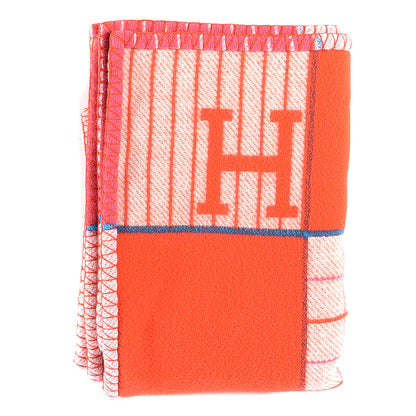 Hermes Wool Cashmere Avalon Passe-Passe Blanket Figue 2 of 6
