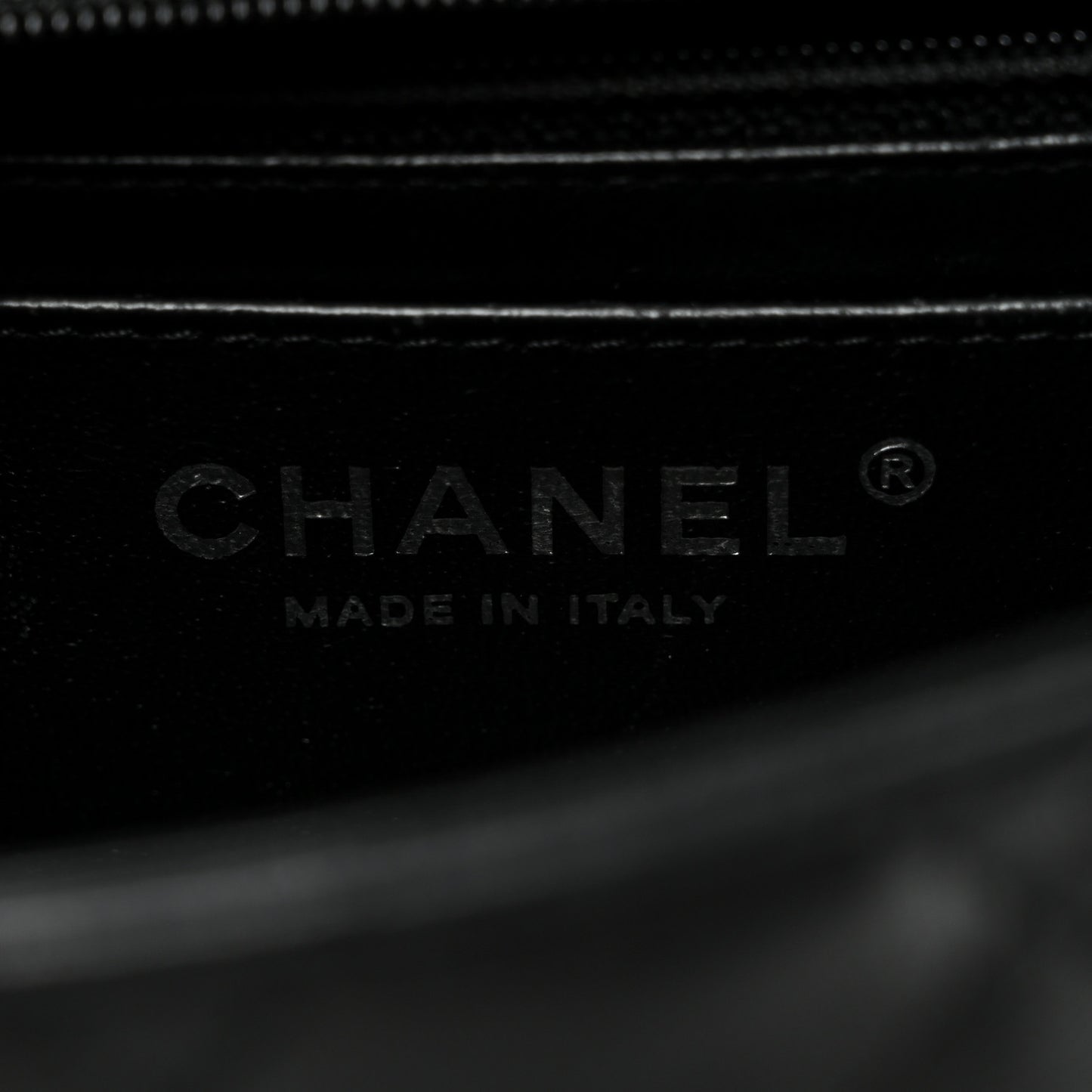 Lambskin Quilted Mini Square Flap Black