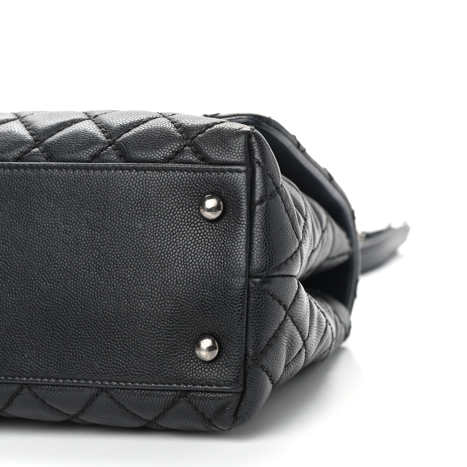 Chanel Caviar Quilted Small Coco Handle Flap Black 9 of 9