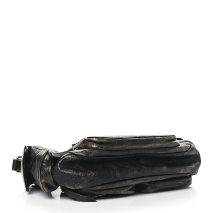 Miu Miu Distressed Nappa Pocket Bag  Sand Coffee 4 of 9