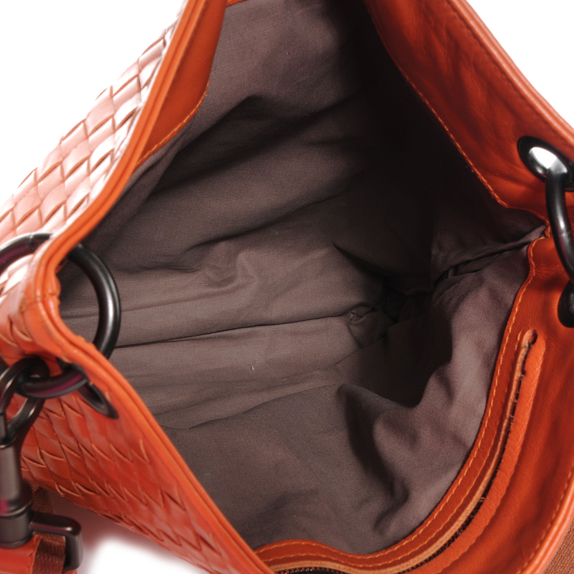 Bottega Veneta Nappa Intrecciato Small Pocket VN Messenger Bag Orange 5 of 8