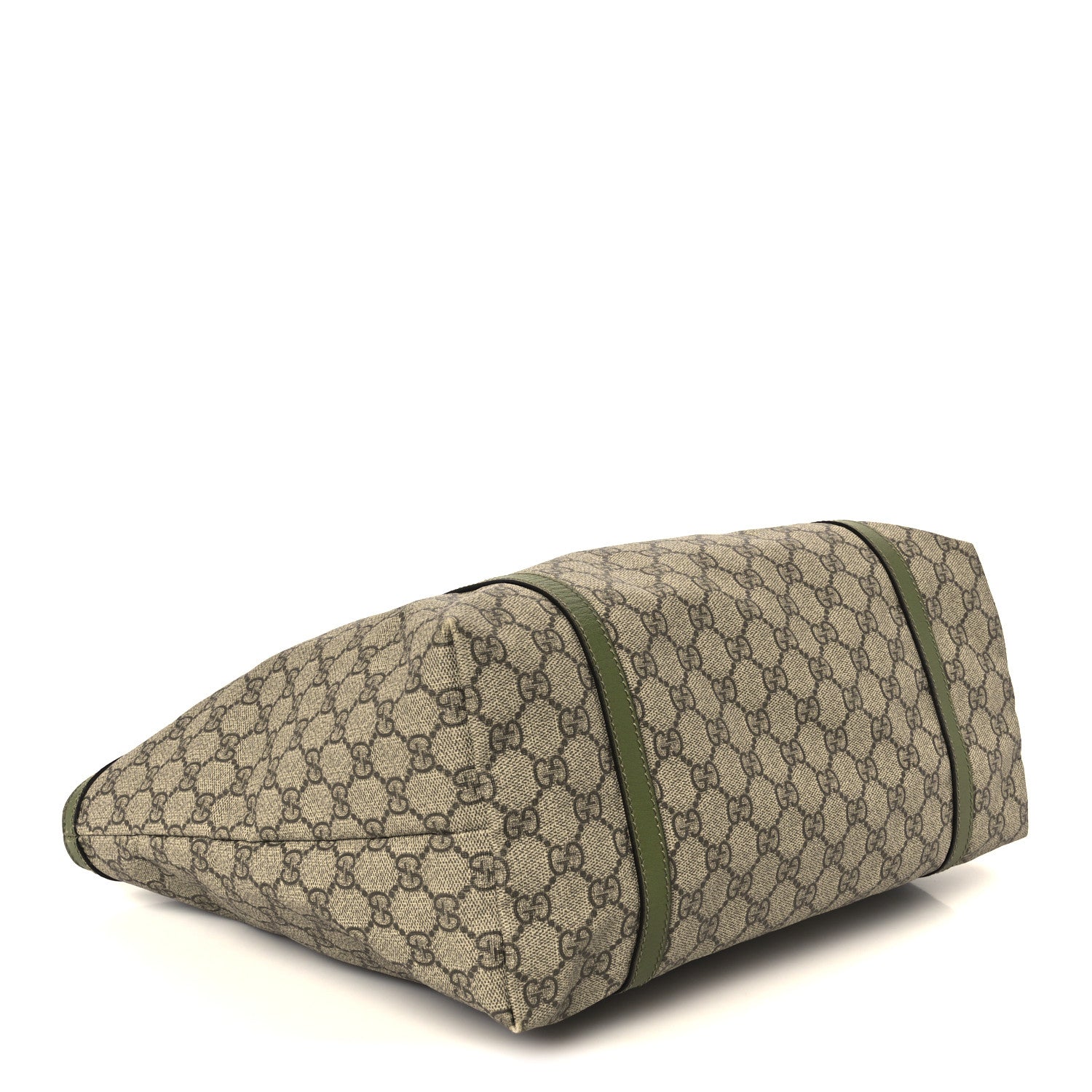 Gucci GG Supreme Monogram Medium Nice Tote Green 4 of 16