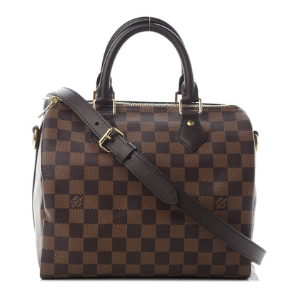 Louis Vuitton Damier Ebene Speedy Bandouliere 25 1 of 10
