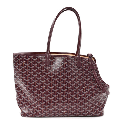 Goyard Goyardine Chien Gris Bag Burgundy 1 of 9