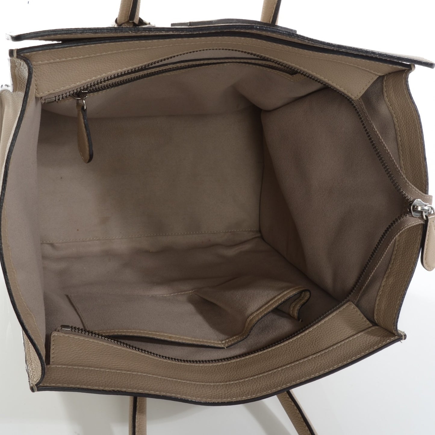 Drummed Calfskin Mini Luggage Dune