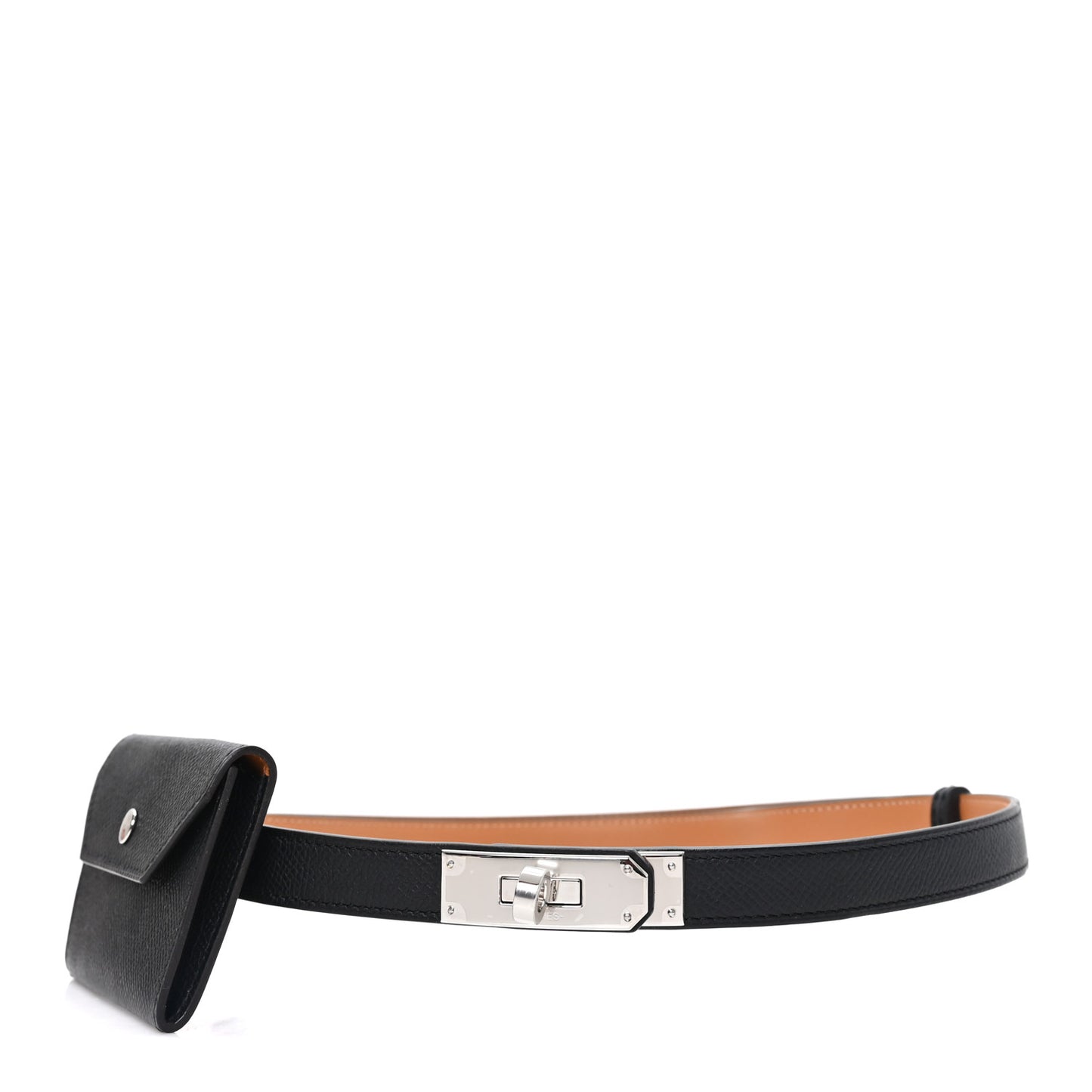 Epsom Kelly Pocket Belt Black