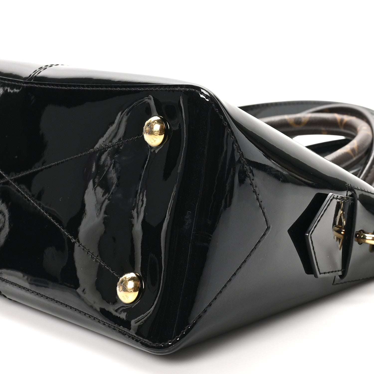 Louis Vuitton Patent Calfskin Miroir Tote Black 8 of 8