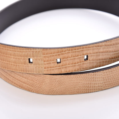 Gucci Lizard Belt 75 30 Beige 5 of 6