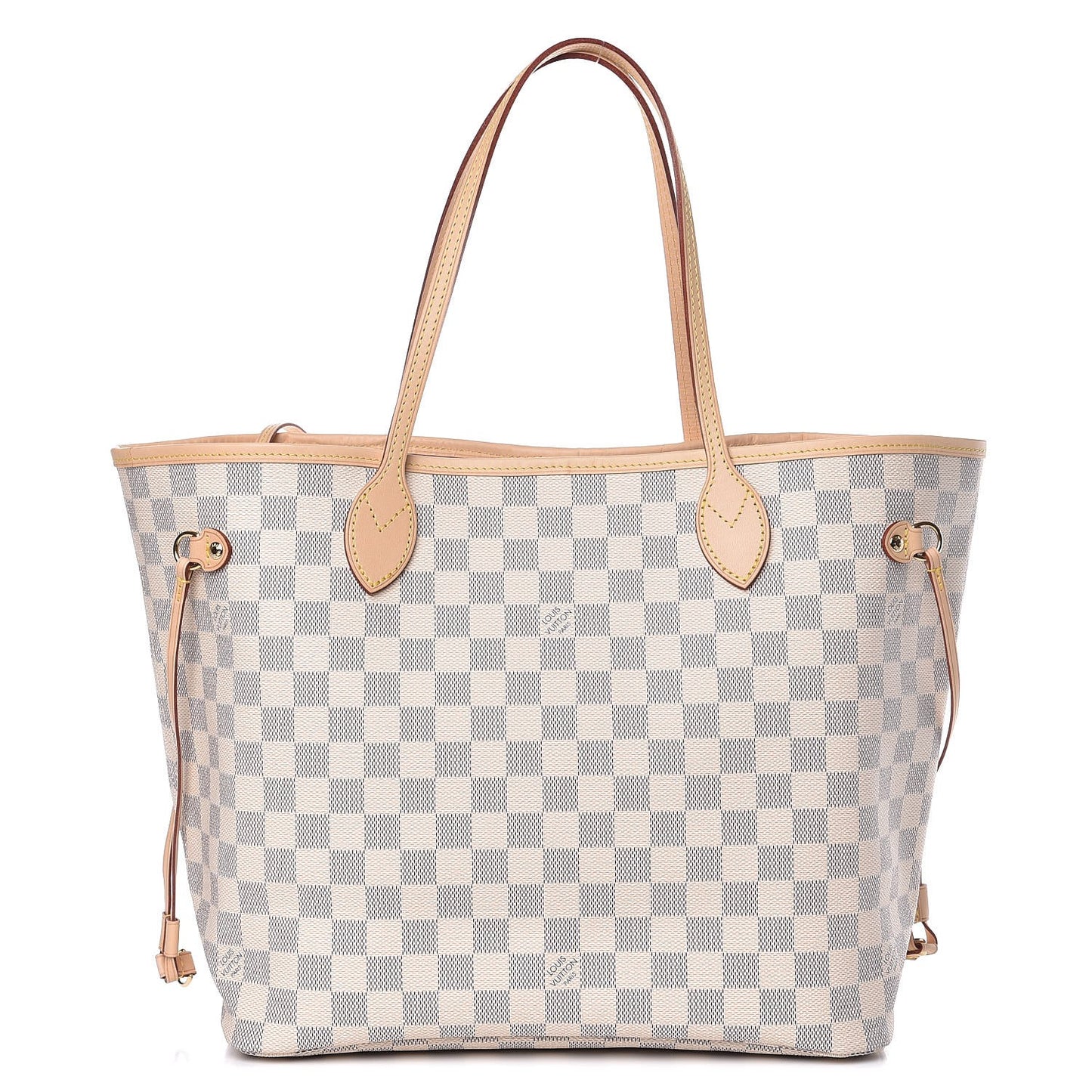 Damier Azur Neo Neverfull MM Rose Ballerine
