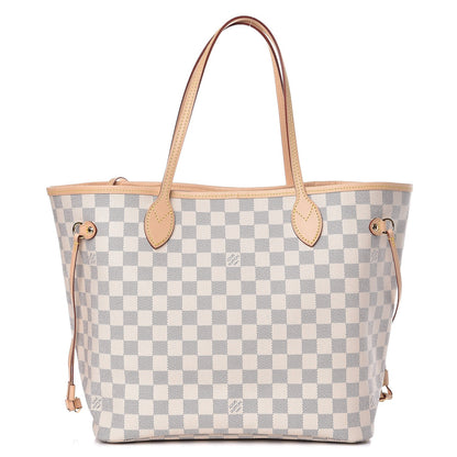 Louis Vuitton Damier Azur Neo Neverfull MM Rose Ballerine 3 of 9