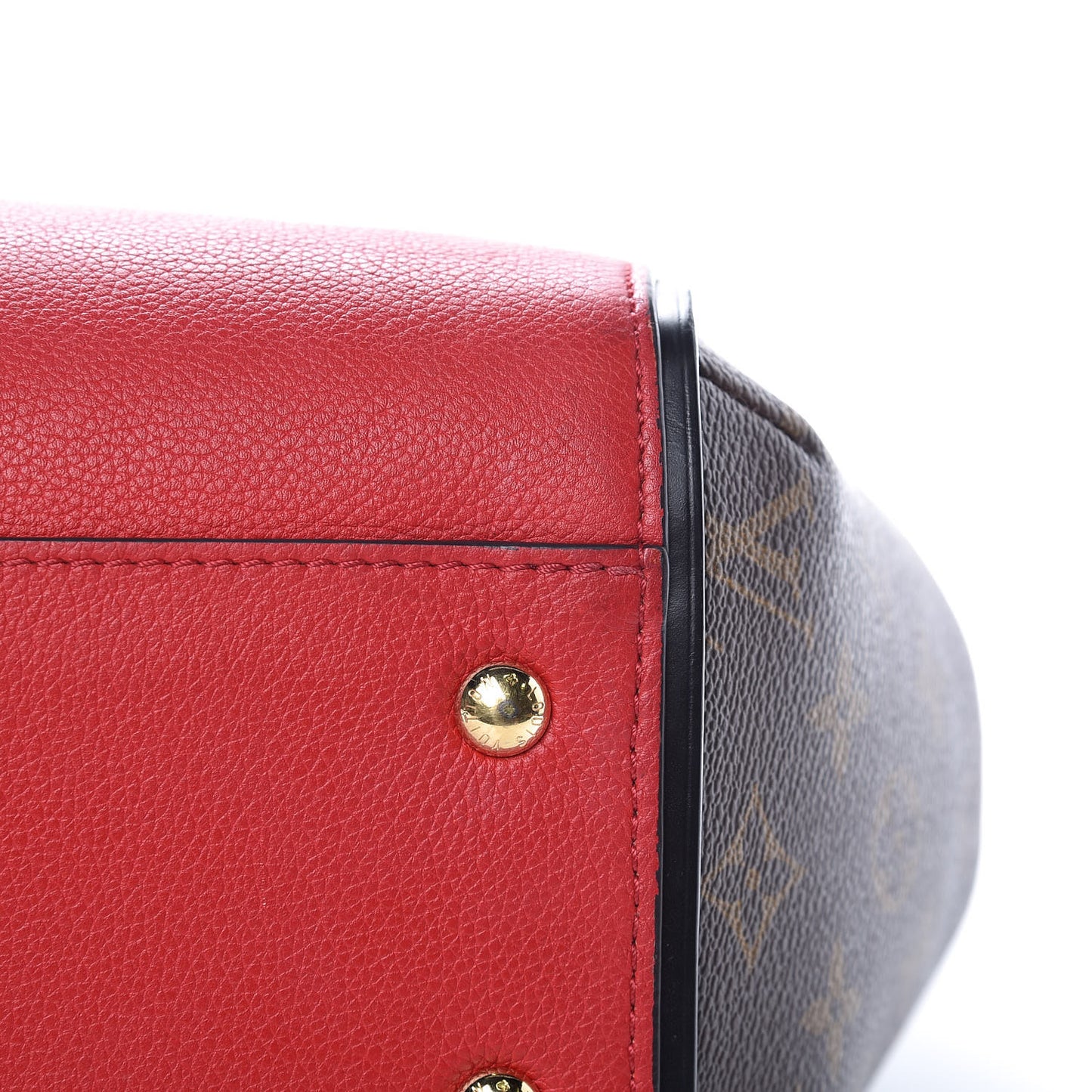 Calfskin Monogram Kimono Tote Cherry