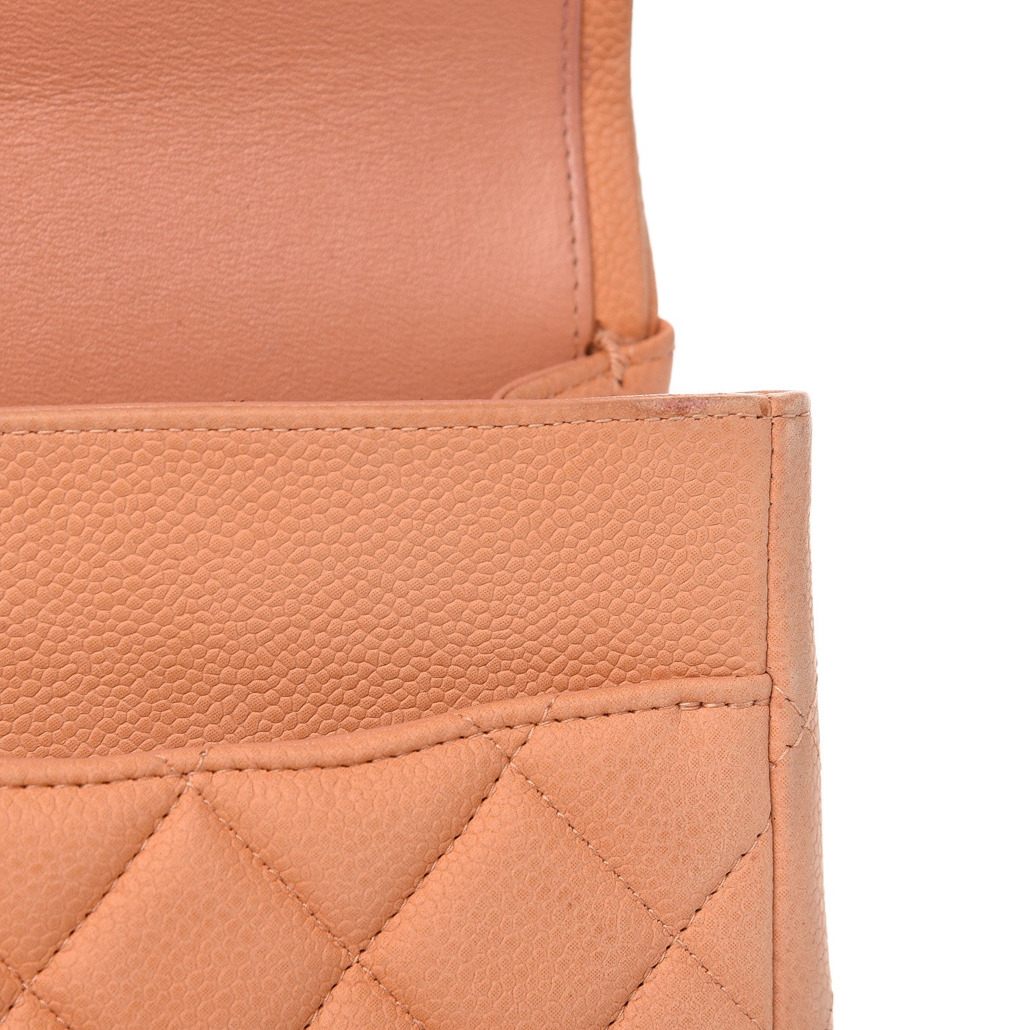Chanel Iridescent Caviar Quilted Jumbo Double Flap Pink 18 of 19