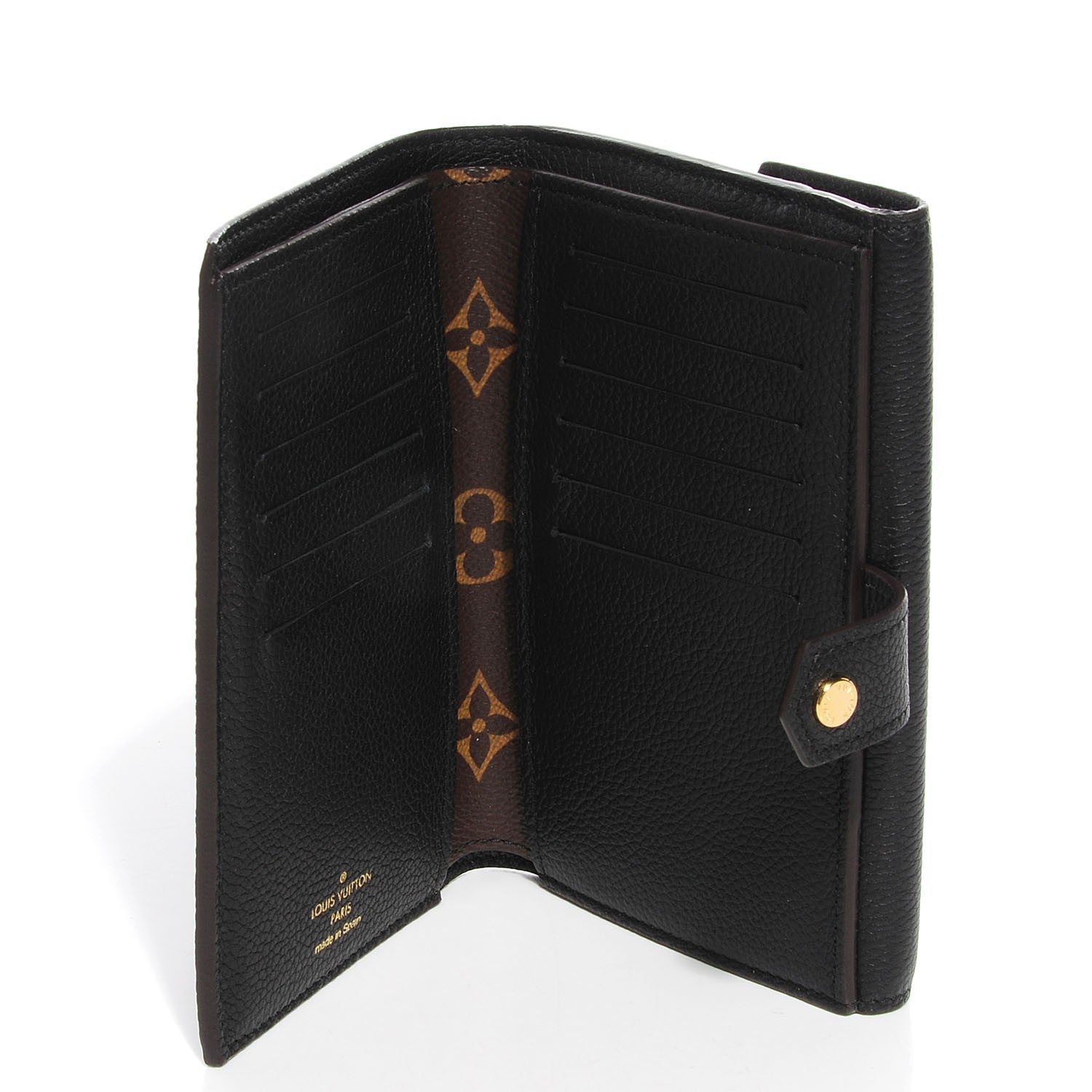 Louis Vuitton Monogram Pallas Compact Wallet Black 6 of 8
