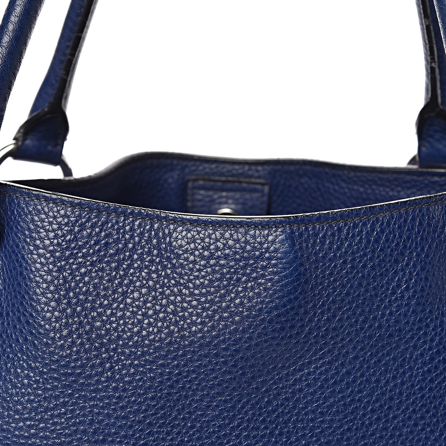 Vitello Daino Side Pocket Tote Inchiostro