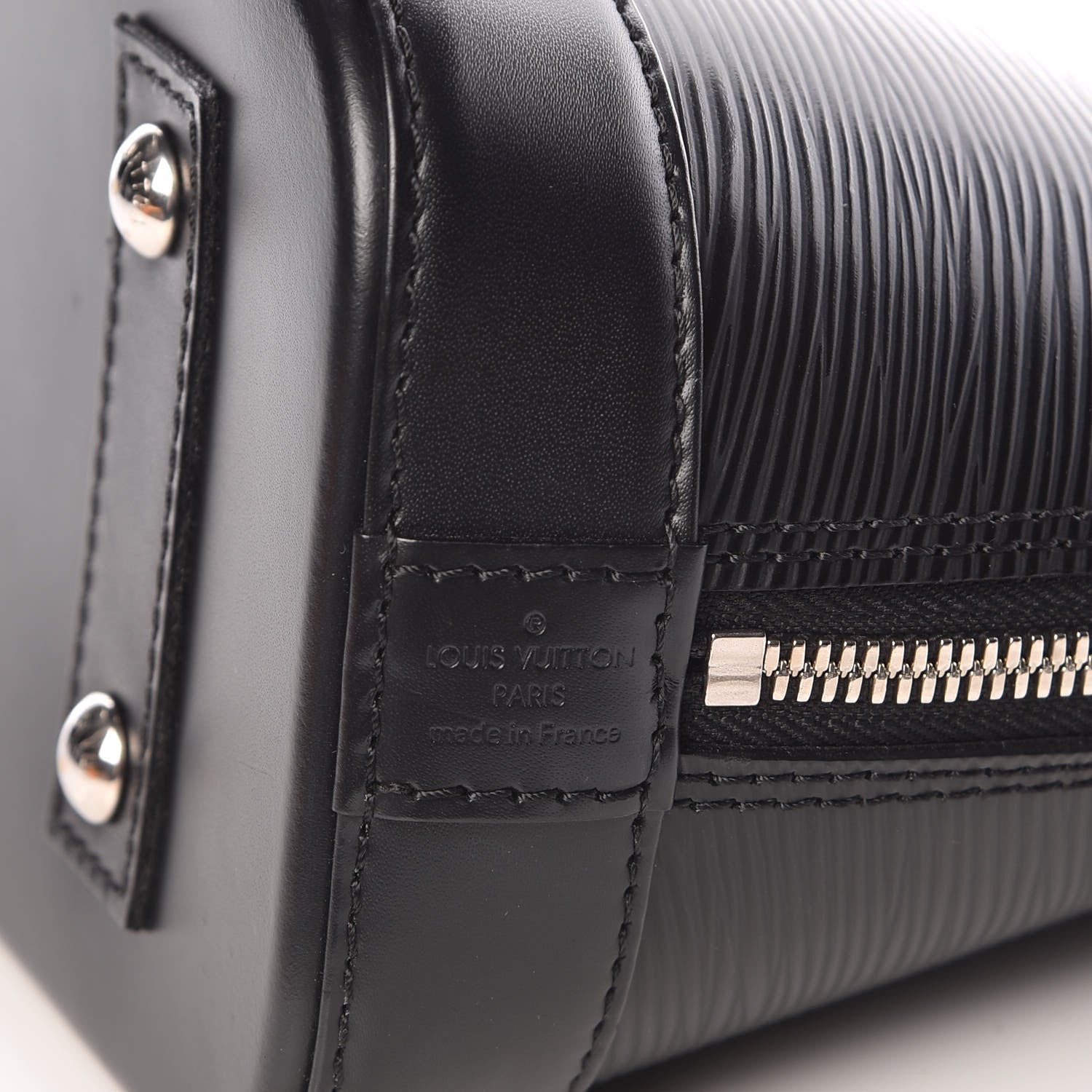 Louis Vuitton Epi Alma BB Black 6 of 10