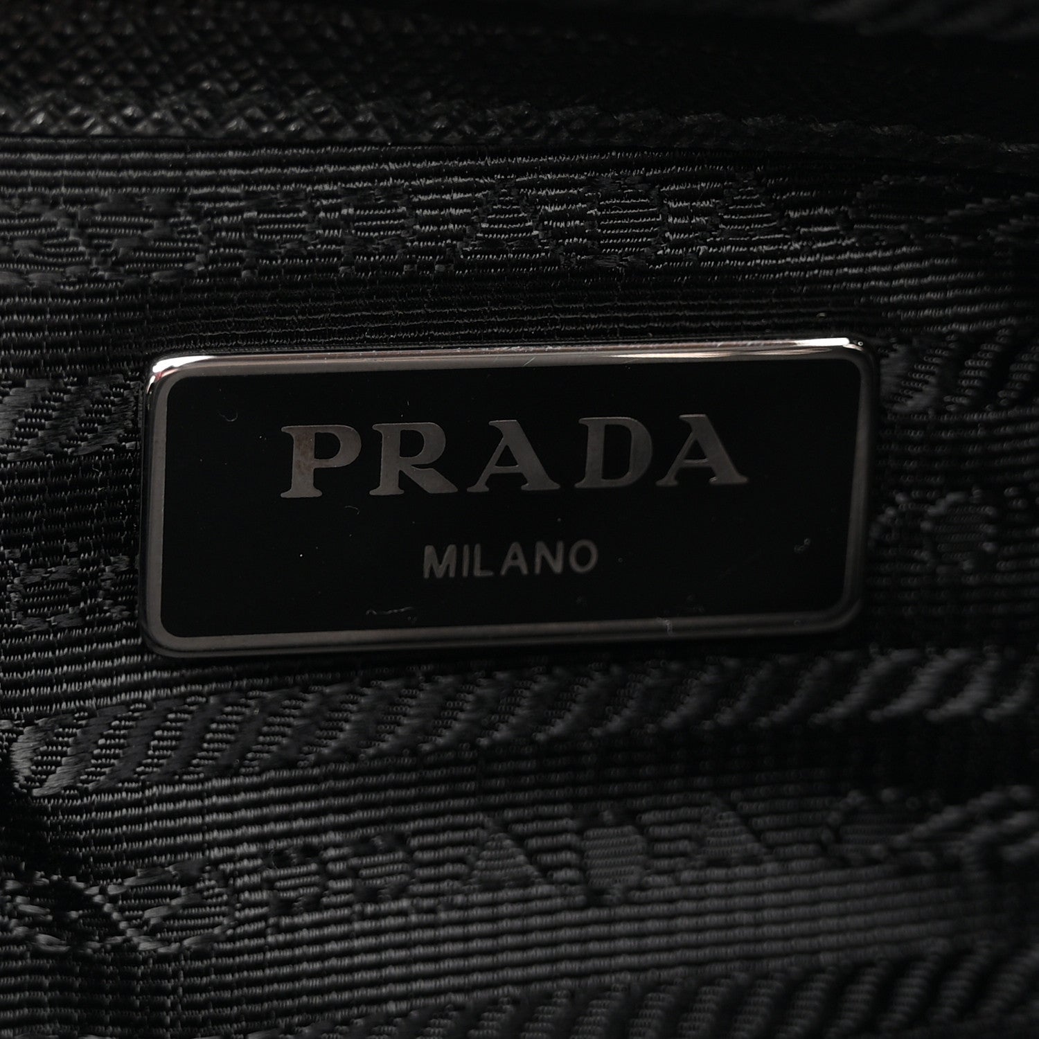 Prada Tessuto Nylon Saffiano Small Backpack Black 6 of 10