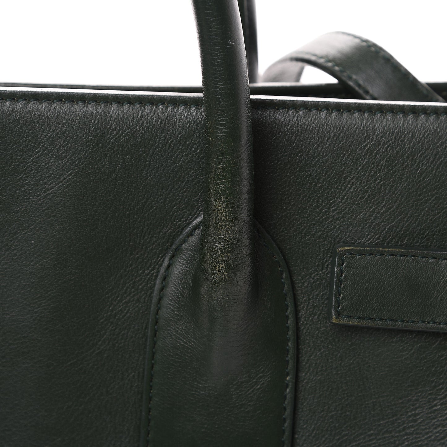 Calfskin Small Sac De Jour Dark Green