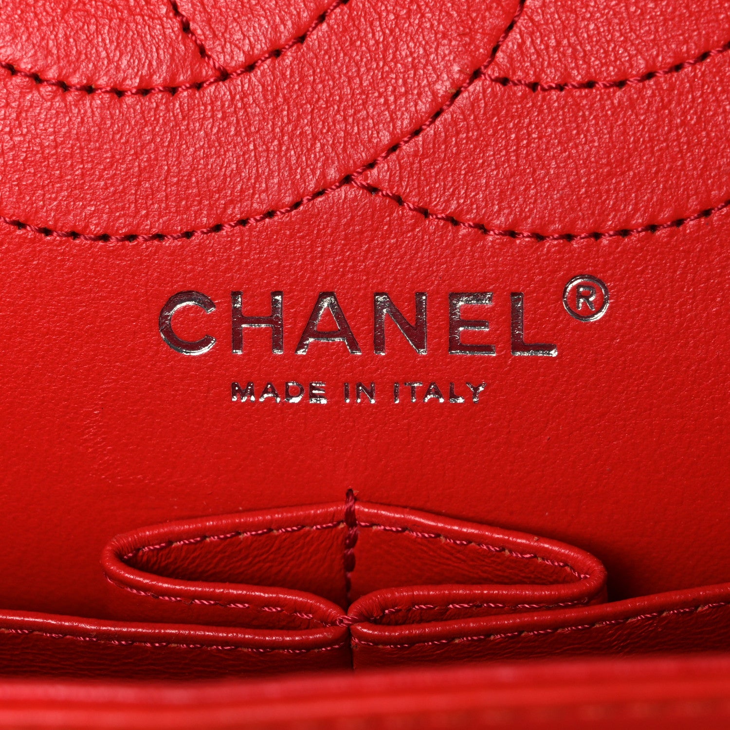 Chanel Aged Glazed Calfskin Quilted 2.55 Reissue 226 Flap Red 6 of 10