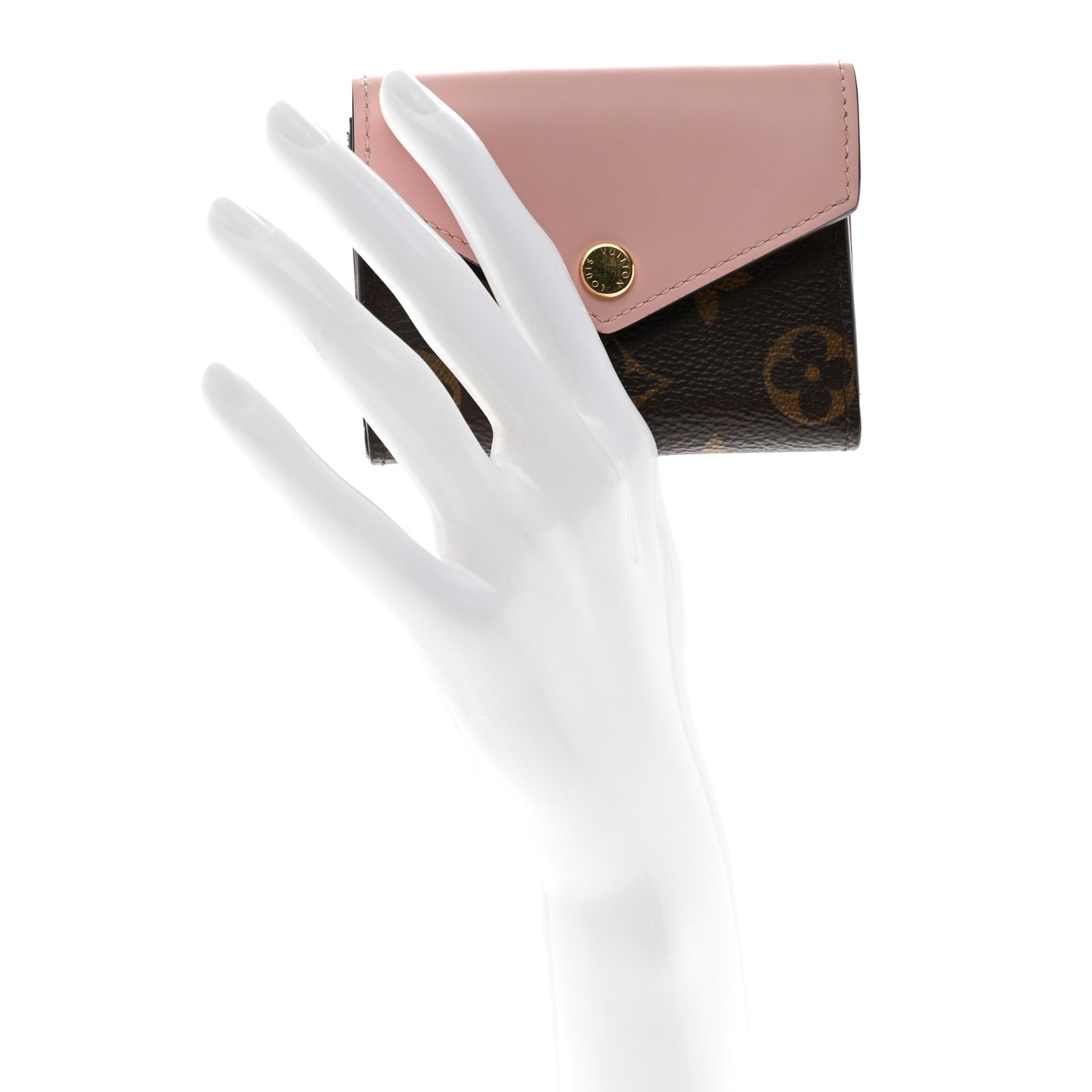 Monogram Zoe Wallet Rose Ballerine