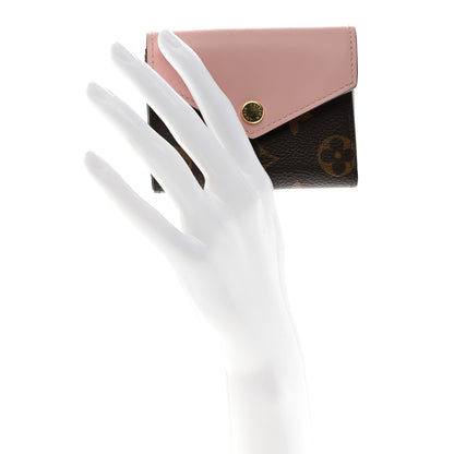 Louis Vuitton Monogram Zoe Wallet Rose Ballerine 2 of 7
