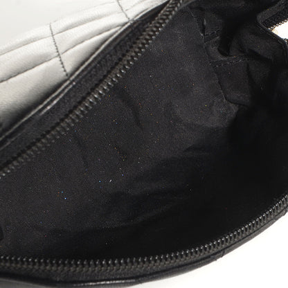 Chanel Lambskin Quilted Valentine Cosmetic Pouch Black 5 of 7