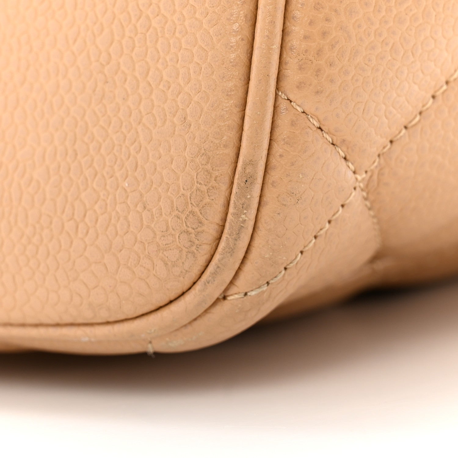 Chanel Caviar Quilted Medallion Tote Beige 11 of 13