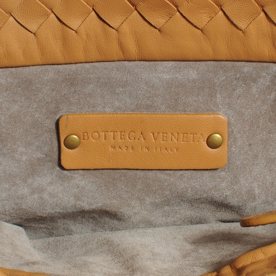 Nappa Intrecciato Small Tote Noce