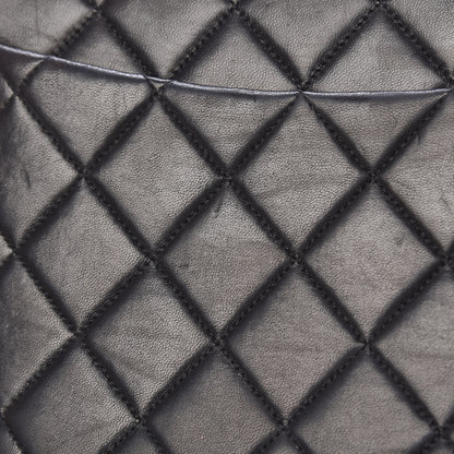 Chanel Lambskin Quilted Jumbo Single Flap Black 18 of 20