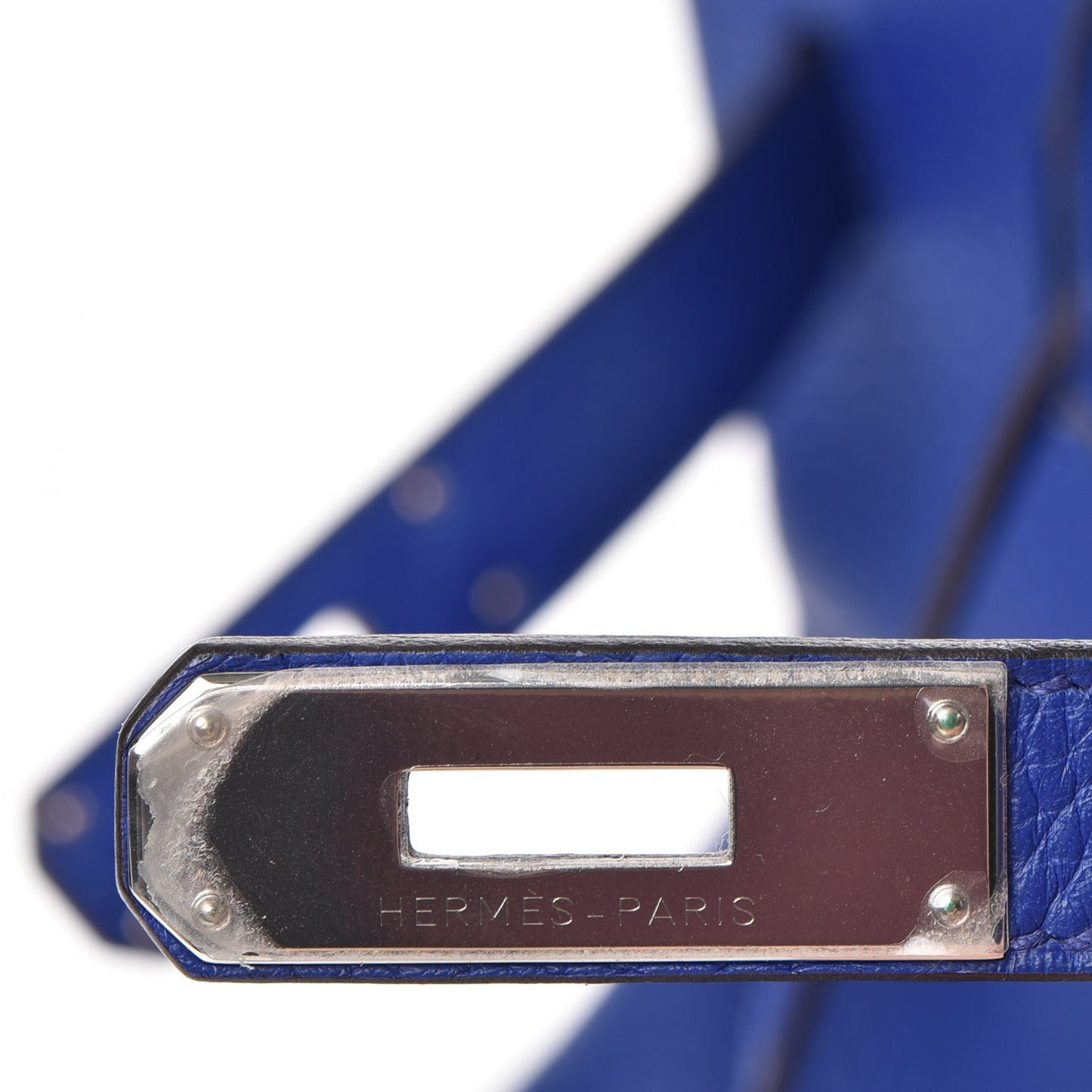 Togo Birkin 35 Bleu Electrique