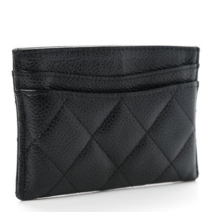 Chanel Caviar Quilted Card Holder Black 3 of 8