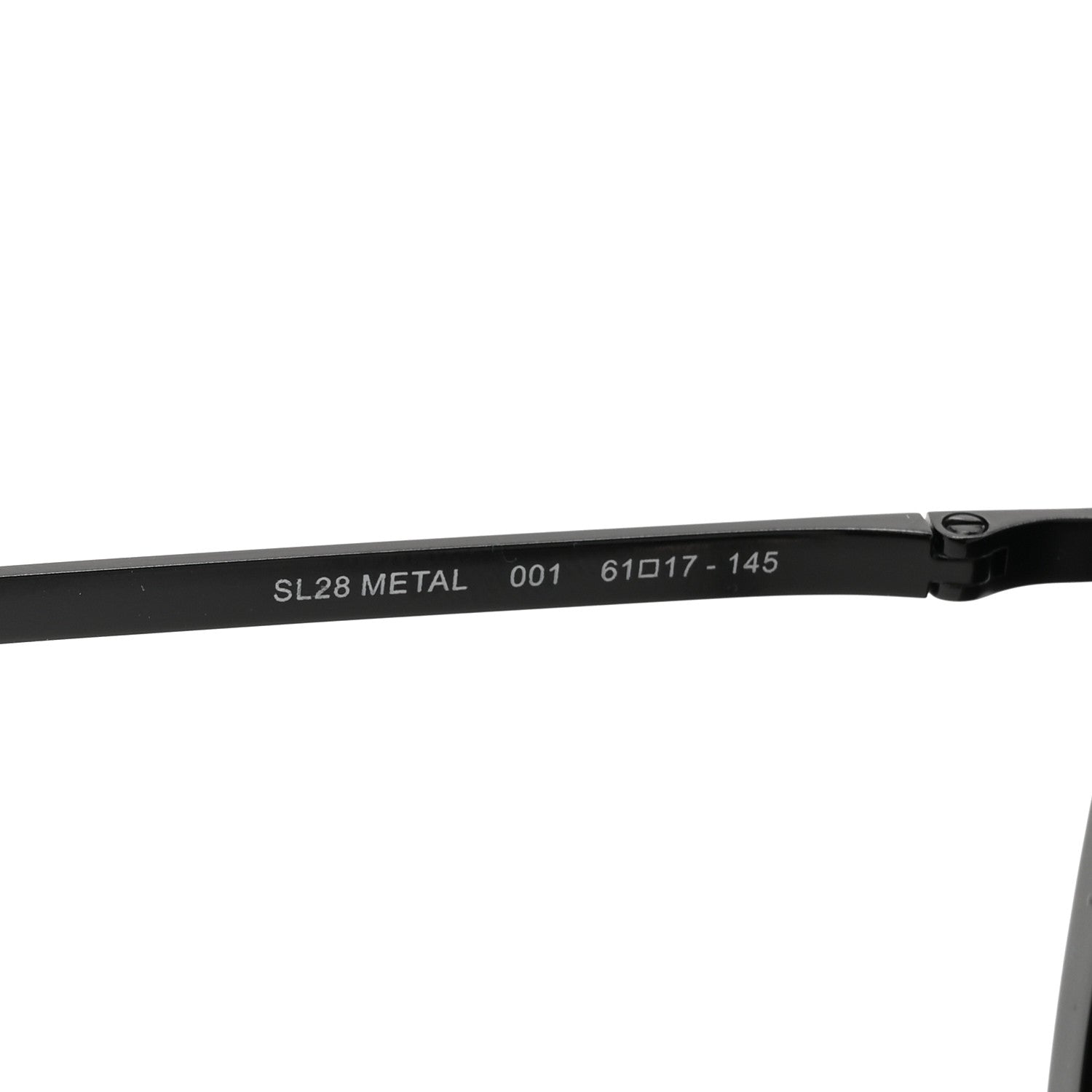 Saint Laurent Metal SL28 Sunglasses Black 6 of 7