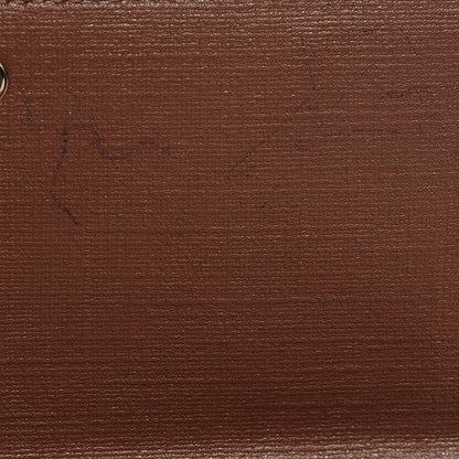 Gucci GG Supreme Monogram Nice Continental Wallet Maple Brown 5 of 8