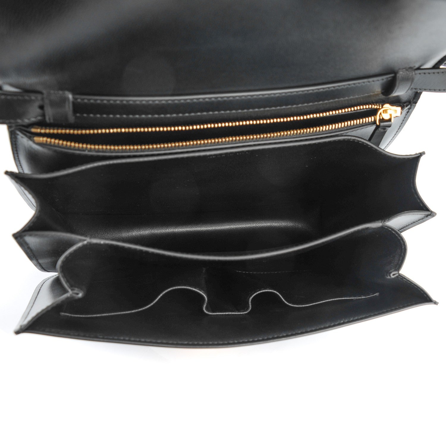 Celine Box Calfskin Medium Classic Box Flap Bag Black 5 of 7