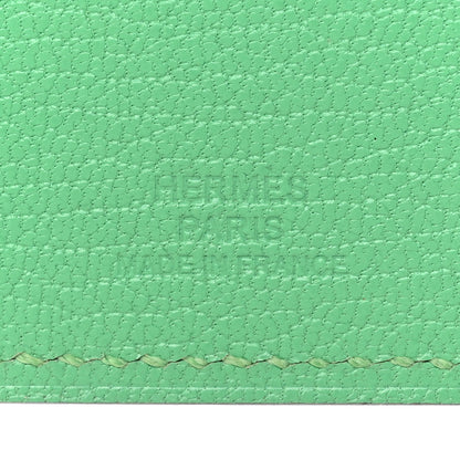 Hermes Chevre Chamkila Tarmac PM Passport Holder Vert Comics 6 of 9